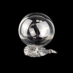 Clear Balloons, 18″ Pre Stretched 15 Packs Big Stuffing Crystal Bubble Clear …