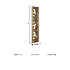 Candelario 42 In. X 10 In. Gold by Ashley Wood Work Wall Art