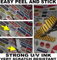 Clear Matte Vinyl Sticker Sheet 49-R/C MODEL Decal fits 1/24-1/16 Scale revellsy