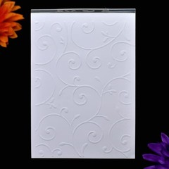 DDOUJOY Leaves Background Plastic Embossing Folders for Card 10.5×14.5cm