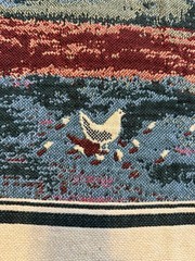 Main Street Old Salem 1830 Bob Timberlake Tapestry Throw Blanket 100% Cotton