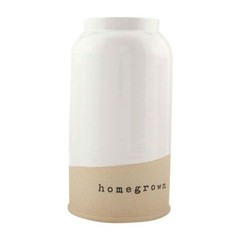 Mud Pie E2 Farmstead Classic Homegrown 11.5″ x 6.25″dia Vase 47700269L