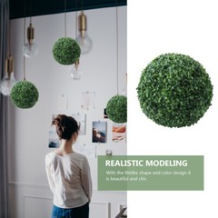 Hanging Grass Ball Wicker Park Spheres Simulated Grass Ball Milano Muicle Plants