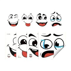 Funny Trash Garbage Can Stickers Self-Adhesive Cute Toilet Lid Decal Sticker