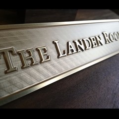 Personalized Door Sign, Custom Brass door signs & plaques, Customized size plaqu