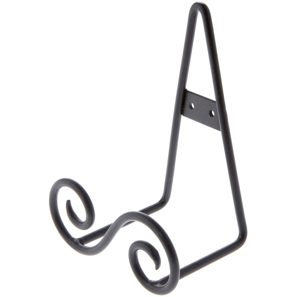 Bard’s Black S-Shaped Wall Mountable Display Easel Stand, 6.5″ H x 5″ W x 3.5″ D