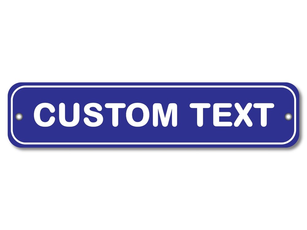 Custom Street Sign – Personalized Aluminum Sign – Custom Metal Sign, Name Sign