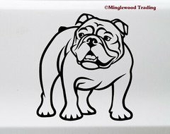 BULLDOG Vinyl Decal V3 Olde English Bulldogge Bully Dog Puppy – Die Cut Sticker