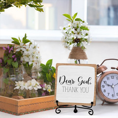 Home Decor, Farmhouse Shelf Table Decor, Christian Office Home Décor Accents …