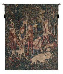 Unicorn Hunt Medieval Decorative Belgian Woven Tapestry Wall Art Hanging (New)