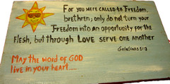 Inspirational Painted Wooden Home Decor Farmhouse 10.5″x6″ Wall Hanging Sign 368