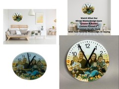 Custom Personalized UV Printed Clock 8″ With Your Favorite Photo, Logo or Saying