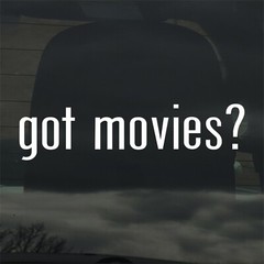 Got Movies? Custom Vinyl Sticker Decal Cinephile Film Critic Theater TV
