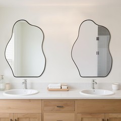 Bominica Irregular Wall Mirror Asymmetrical Mirror Decorative Wall Mounted