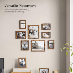 Picture Frames, Collage Picture Frames Set of 10, Two 8X10, Four 5X7, Four 4X6,