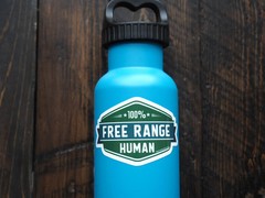 Free Range Human Sticker