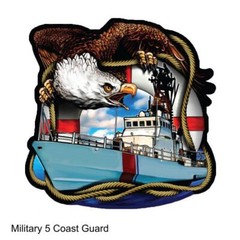 LARGE-SIZED CAR DECALS – U.S. MILITARY – 6 CHOICES