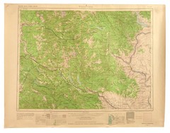 Topographical Map Wenatchee Washington Quad USGS 1957 23 x 30″ 1963 Revision