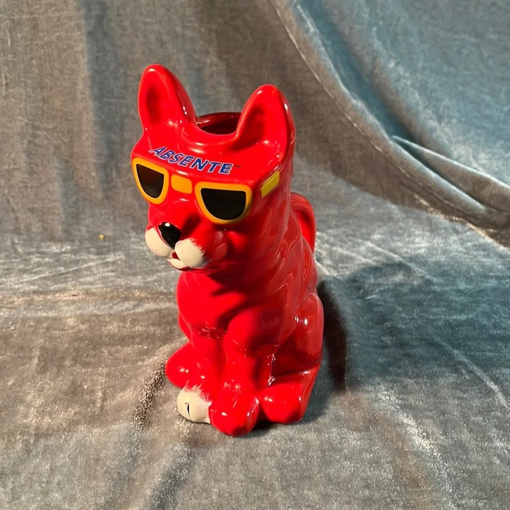 Absente Dog Vase