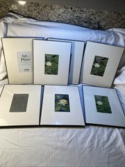 Lot Of 7 Pier 1 imports &MCS 8×10” Black frame Format Museum Series W/3.5×5 Mat