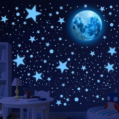 492 Glow in The Dark Stars Ceiling Stars Glow in The Dark Moon and Star Space