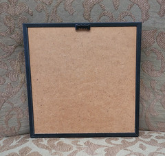 Framed with Matting & Glass ShadowBox Clay Plate Mayan/Aztec Design 8″Square