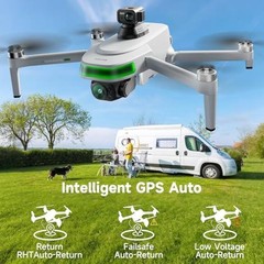 HZMOFTJ Drones With Dual Camera For Adults 4k,Gps Drone With Screen On Controlle