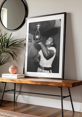 Vintage Muhammad Ali Poster, Vintage Boxing Wall Art, Retro Sports Poster