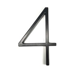Outdoor Numbers For House Address Black Metal WIth Screws and Anchors