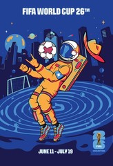 FIFA World Cup 2026™ – Houston Poster | LICENSED w/ Official FIFA sticker
