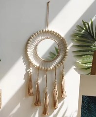 BOHO wall hanging Mirror