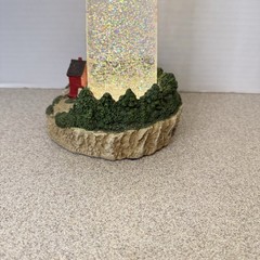 Cracker Barrel Acrylic Lighthouse Glitter Globe Lighted Rare NEW IN BOX