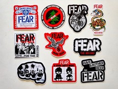 Fear Band Sticker Lot (10 Stickers) punk rock vinyl decals circle jerks germs oi