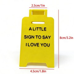 3D Printed A Little Sign To Say I Love You Mini Sign Plaque For Valentine’s Day