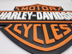 Harley Davidson 3D Wall Sign Man Cave Decor Street Glide Sportster 883