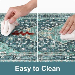 Collive Boho Kitchen Mats for Floor 2 Piece, Cushioned Anti Fatigue Kitchen F…