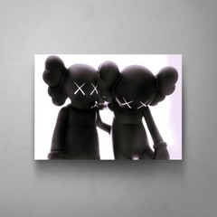 Cartoon Dolls Wall Art Canvas Print Ready To Hang Hypebeast Decor Pop Art Poster