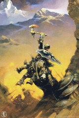 Eternal Champion by Frank Frazetta Poster – Gothic Fantasy Battle Artwork Art