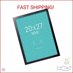 LaVie Home 20×27 Picture Frame Black, Puzzles Frame for Wall Decoration, Classic
