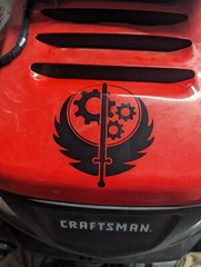 Brotherhood of Steel logo from Fallout video game series decal you choose color