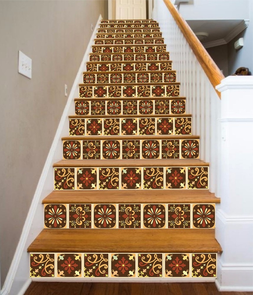 3D Pattern 60 Stair Risers Decoration Photo Mural Vinyl Decal Wallpaper AU Lemon