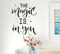 Wall Decal Romantic Stars Magic In You Interior Vinyl Decor Black gz537