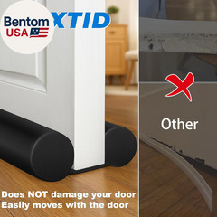 Large Door Draft Stopper 30 Inch for Small Size Bedroom Door, Fits 0.5 to 1.7″ G