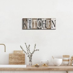 Pinetree Art Rustic Farmhouse Kitchen Wall Decor Canvas Prints Kitchen Signs Wal