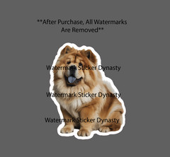Chow Chow Sticker Waterproof Decal Dog Pet Animal Friend Family Gift NEW