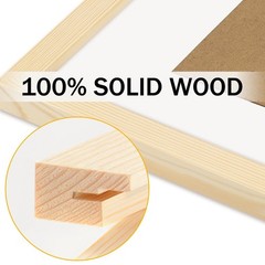 Picture Frames 8×10 Grain Nature Solid Wood Grain 2 Pack for Wall Mount and T…