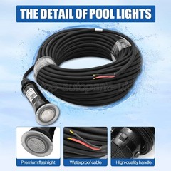 18W 12V LED RGB 1.5 50 ft Pool Light For Pentair GloBrite Pentair IntelliTouch
