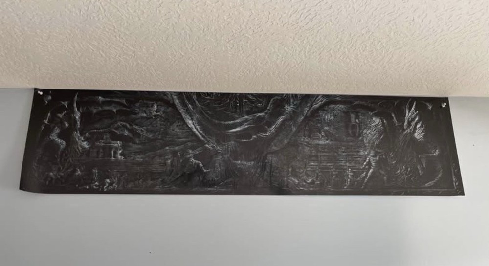 Skyrim, Alduin’s Wall, Large Print/banner 1200x300mm/47×11.8 Inches