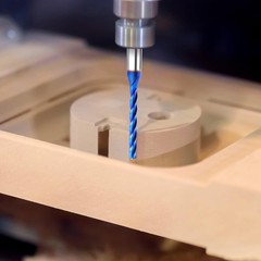 1/8 inch Extra Long CNC Router Bits 1/4 inch Shank 1/8» Cutting Dia Spiral U…