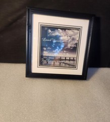 Framed Inspirational Quote 8×8 Live in the Present, Launch Yourself on every…